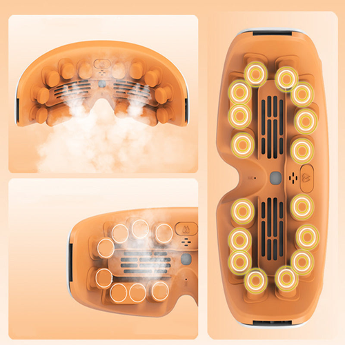 Eye massager with heat and cooling