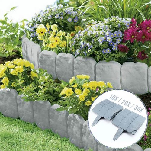 Artificial Stone Garden Fence