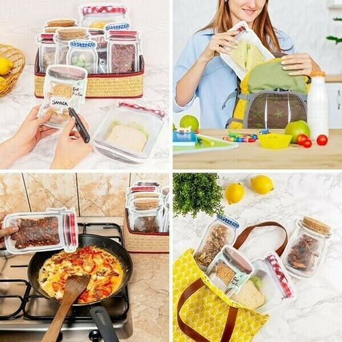 Mason Jar Ziplock Bags