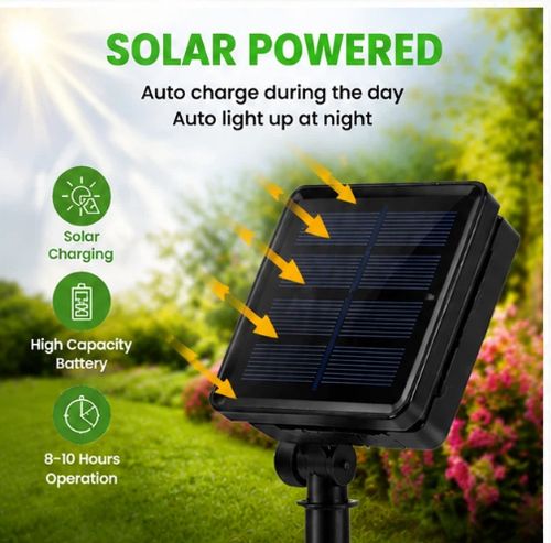 LED Solar Garden Crystal Lights