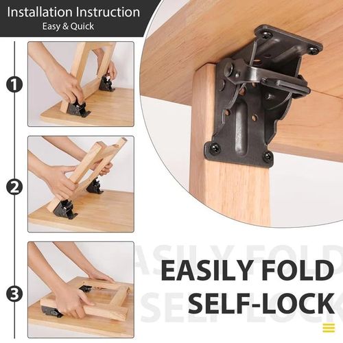 Self-Locking Folding Hinges