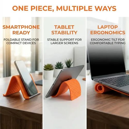 📿Fold it, shape it, take it anywhere – the phone stand that travels with you! ✈️