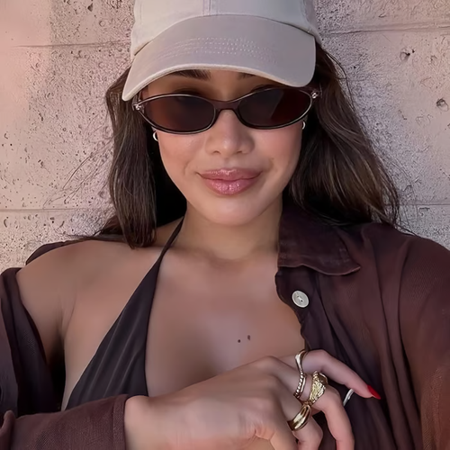 Retro Oval Sunglasses