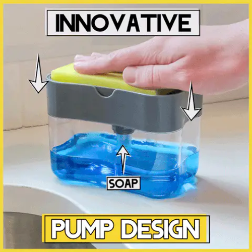 Soap Dispenser with Sponge
