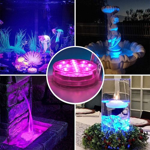 🔥Hot Seller🔥 COD！LED Diving Light, App-Controlled, Waterproof, Magnetic Pool Light, RGB Underwater Light, Aquarium Waterproof Light