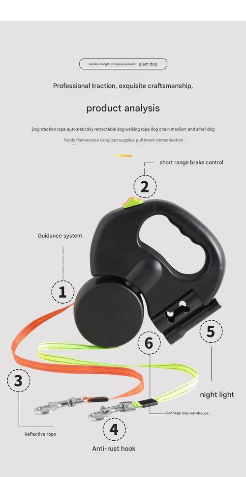 Black version 2-in-1 Retractable Dog Leash | Walk Two Small | Medium Dogs at Once | Dual Lead Tangle-Free Design for Poodles, Pomeranians & More