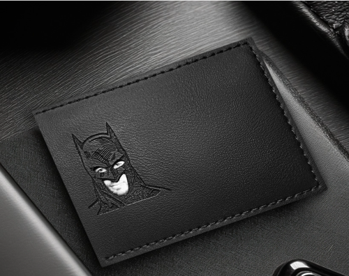 Hero Squad PU Leather ID Holder - Premium Batman  Card Wallet w| RFID Blocking | Collectible Superhero Series