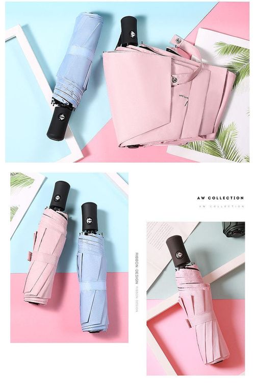 Auto Open or Close Sun & Rain Umbrella - UPF 50+ UV Protection Compact Foldable