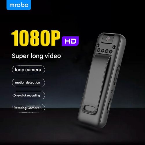 HD Smart Noise-Canceling Voice Recorder & Video Camera - 1080P Rotating Lens, Long Standby | Built-in 32GB Memory, Dual Function for Audio & Video Recording