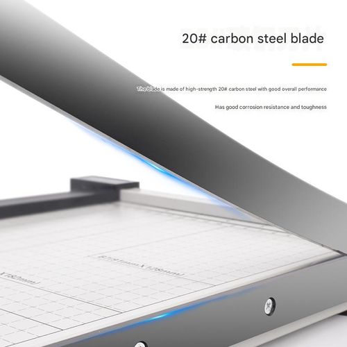 A4 Metal-Base Paper Cutter - Manual Guillotine Paper Trimmer for Precision Cutting | Versatile Cutting Tool for Office, Commercial Use, Print Shops & Photo Studios