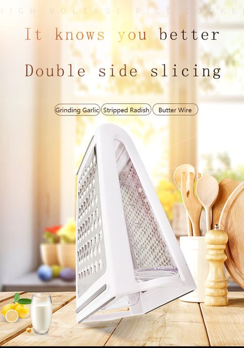 High-Efficiency Cheese Grater and Butter Cutter - 2-in-1 Double-Sided Grater | Versatile kitchen tool for shredding cheese, butter, and potatoes | Suitable for home and restaurant use