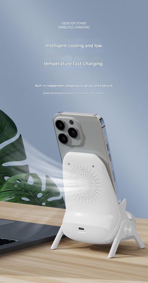 Smart Wireless Charging Phone Stand - White 2025 Mini Chair Design | Hands-Free Qi Charger for Effortless Viewing & Desk Organizer