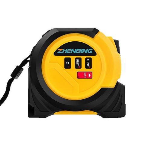 60m 3-in-1 Laser Tape Measure - Digital Distance Meter with Infrared Crosshairs and Electronic Ruler | Suitable for Measuring Pull Lines