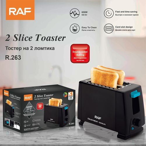 Toaster 2-Slice - Multi-Functional Mini Bread Toaster for Breakfast | Compact Appliance for Toasting Bread, Heating Sandwiches & More