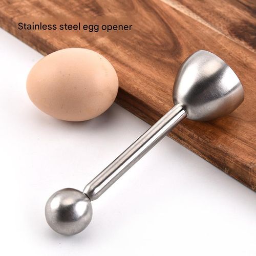 Stainless Steel Egg Opener - Efficient Egg Cutter for Baking & Cooking | Creative Kitchen Tool Ideal for Home & Restaurant Plating