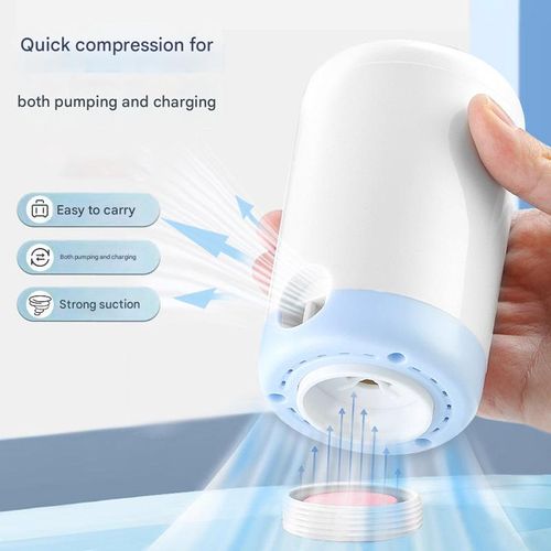 Dual-Function Cordless Air Pump 4500pa - Inflate | Deflate Pool Floats, Air Mattress in Seconds, Rechargeable Lithium Battery