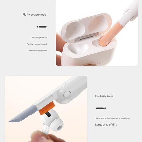 25-in-1 Ultimate Cleaning Kit - Precision Tools for Phones, Cameras, Laptops & Bluetooth Earbuds | All-in-One Dust Removal Brush Set (Portable Case)