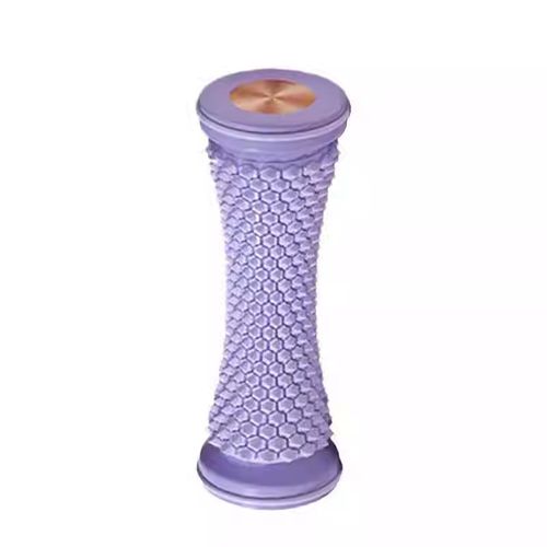Portable Deep Tissue Massage Ball - Compact Foot & Muscle Relief Tool for Plantar Fasciitis, Yoga & Travel | Purple High-Density
