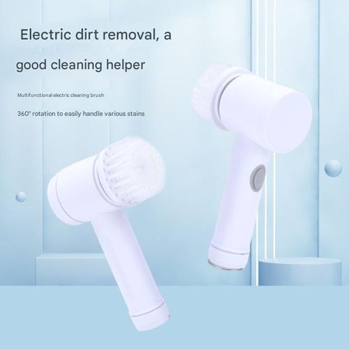 Auto-Rotating Kitchen Scrubber - Electric Multi-Surface Brush for Pots or Pans or Dishes w or Easy-Clean Design
