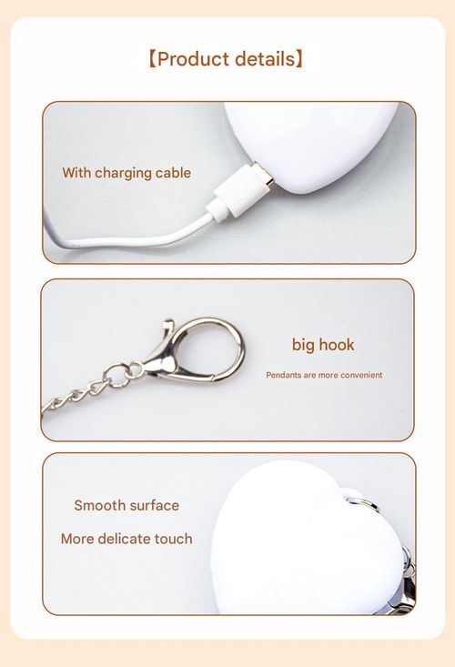 Unique Heart Light Keychain Gift | Adorable Mini Purse Night Lamp for Her | Creative & Portable Present, Birthday Idea
