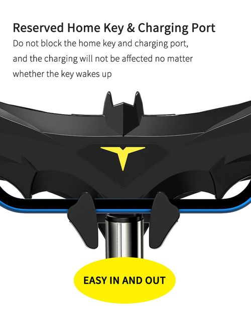 New Bat-Shaped Car Phone Mount - Portable Cartoon Air Vent Holder | Universal Navigation Stand for Phones, Easy to Install & Remove