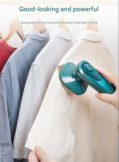 2nd-Gen Green Portable Handheld Garment Steamer - Compact Multi-Functional Household Steam Iron | Efficient Quick-Heating Wrinkle Remover for Easy Ironing