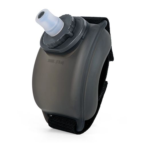 Ultra-Portable Wrist Water Bottle - Black Hand-Free Hydration for Running | Cycling | Mini Watch-Style Design w | Leak-Proof Lock
