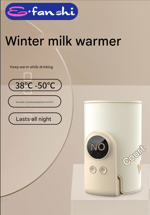 Portable Bottle Warmer Sleeve: 8000mAh Cordless Heating & Constant Temp - On-the-Go Baby Milk Thermo