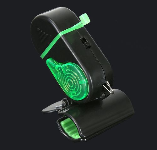 Sync-Sound&Light Bite Alarm: Waterproof Rod Alert System w | Lo Siren & Flashing Beacon