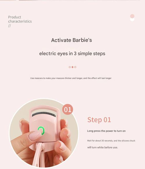Pink Electric Heated Eyelash Curler - Mini Portable Handheld Lash Curling Tool | Rechargeable, Instant Heat & Long-Lasting Curl, Perfect for On-the-Go Touch-Ups