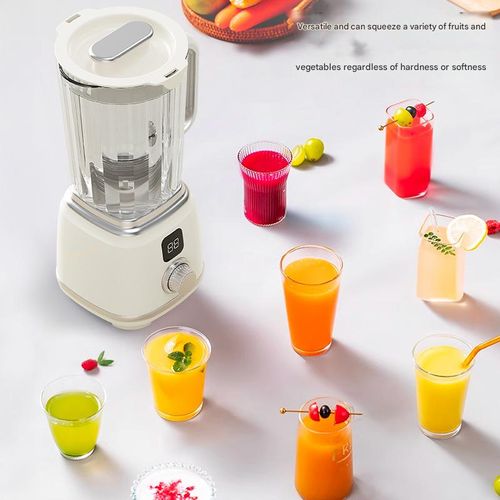 White Household Multi-Functional Juice Blender - Efficient Portable Juicer Cup for Fresh Juices & Milkshakes | Quick & Convenient Fruit Blending Tool