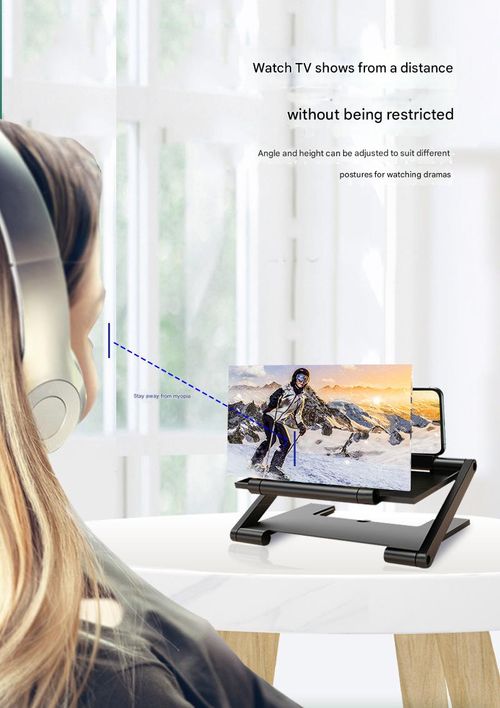 Professional-Grade Magnifier: Lift-Up Phone Screen Magnifier - HD Blue Light Protection for RK-C46 (Foldable Design)