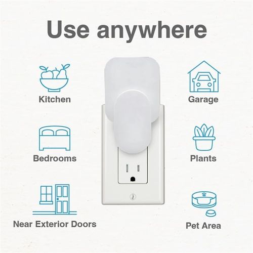 Smart Glue Trap Insect Catcher - Tech-Enhanced Mosquito Lamp w | Auto-Adhesive Boards | Silent Night Mode for Home & Kitchen Fly Control