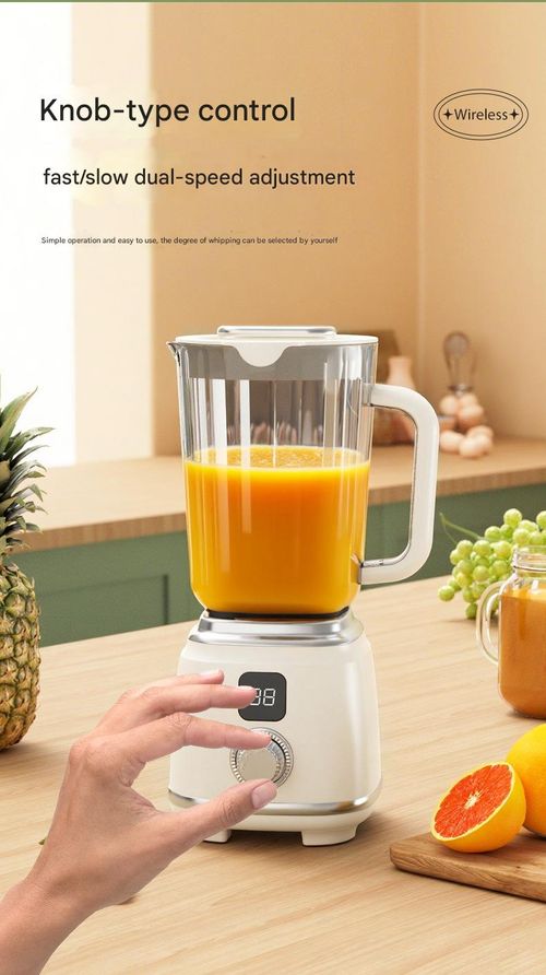 White Household Multi-Functional Juice Blender - Efficient Portable Juicer Cup for Fresh Juices & Milkshakes | Quick & Convenient Fruit Blending Tool