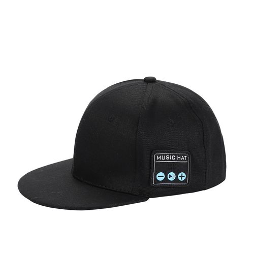 Black Bluetooth Speaker Hat - Wireless 5.4 Audio Hat with | Adjustable Headband and Dual Stereo Speakers | Outdoor Sports Running Music Hat | Cycling
