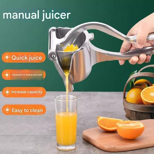 Manual Juicer for Bubble Tea Shops - Efficient Lemon and Pomegranate Juicer | Compact Home Juicer with Pulp Separator