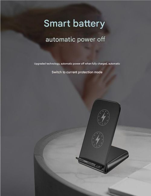 35W Fast Wireless Charging Stand - Dual-Coil Vertical Charger w | Phone Holder, Quick Charge 3.0 for iPhone | Android (2025 Upgrade)