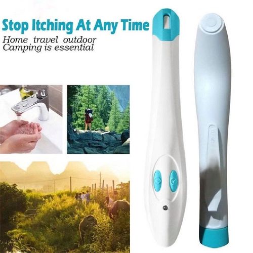 Tech-Enhanced Bite Relief Pen - Smart Targeted Relief for Mosquito Bites | 3-Second Cooling Touch w| Adjustable Pressure (Adult & Kid Safe)