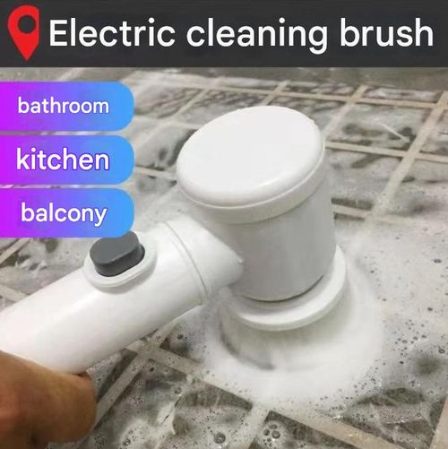 Auto-Rotating Kitchen Scrubber - Electric Multi-Surface Brush for Pots or Pans or Dishes w or Easy-Clean Design