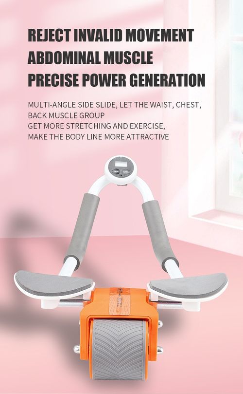 Dual-Wheel Ab Roller - Unisex Core Slider w | Elbow Support | Heavy-Duty Home Gym Equipment for Men & Women
