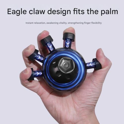 Onyx Black Finger Exerciser - 5-Digit Venous Return Trainer  w Adjustable Resistance | Hand Vascular Health