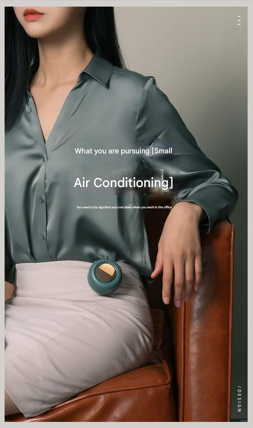 Portable Clip-On Waist Fan - Green 2025 Bladeless Design | USB Rechargeable Hands-Free Cooling for Outdoor, Travel & Work