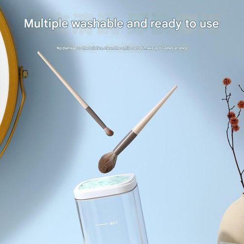 Best-Selling Electric Makeup Brush Cleaner - Portable and Efficient for Lazy Cleaning | Multi-Purpose Cleaner for Makeup Sponges, Puffs, and Pressed Powder | For Personal Use | For Professional Makeup Artists
