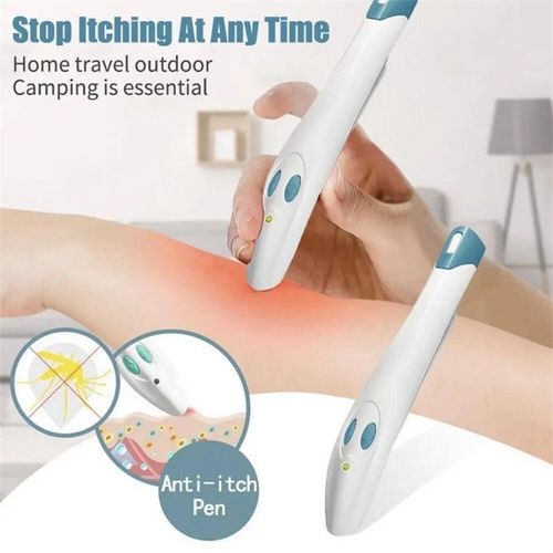 Tech-Enhanced Bite Relief Pen - Smart Targeted Relief for Mosquito Bites | 3-Second Cooling Touch w| Adjustable Pressure (Adult & Kid Safe)
