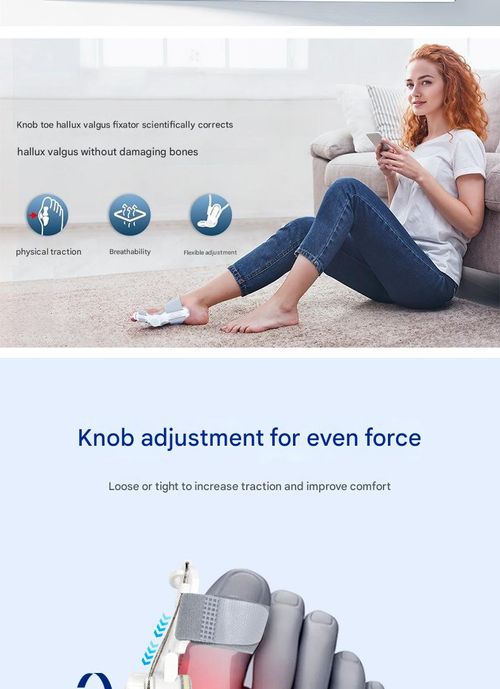 Ortho-Dial Hallux Valgus Corrector: Adult Adjustable Hallux Valgus Splint - Toe Separator and Pain Relief (Unisex)