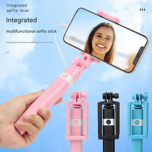 Professional Selfie Stick Tripod Combo - Bluetooth Control, Adjustable LED Light & 360° Rotation