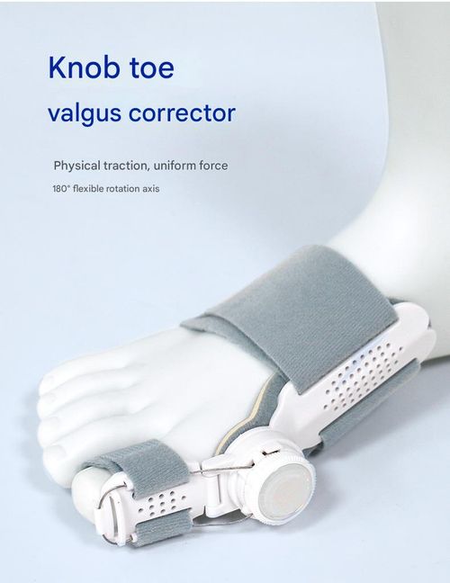 Ortho-Dial Hallux Valgus Corrector: Adult Adjustable Hallux Valgus Splint - Toe Separator and Pain Relief (Unisex)