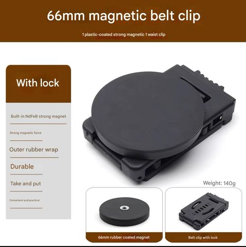Industrial Strength Magnetic Waist Clip - Neodymium Magnet Suction Cup | Essential Tool Organizer for Workers