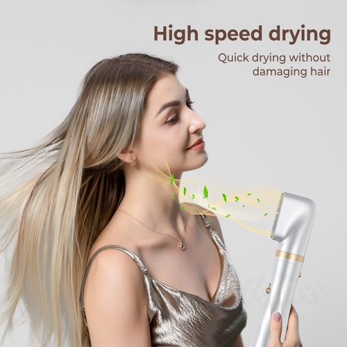5-in-1 Hot Air Brush Styler - Blow Dry, Straighten, Curl, Comb & Volumize | Multi-Function Hair Tool for Effortless Styling at Home