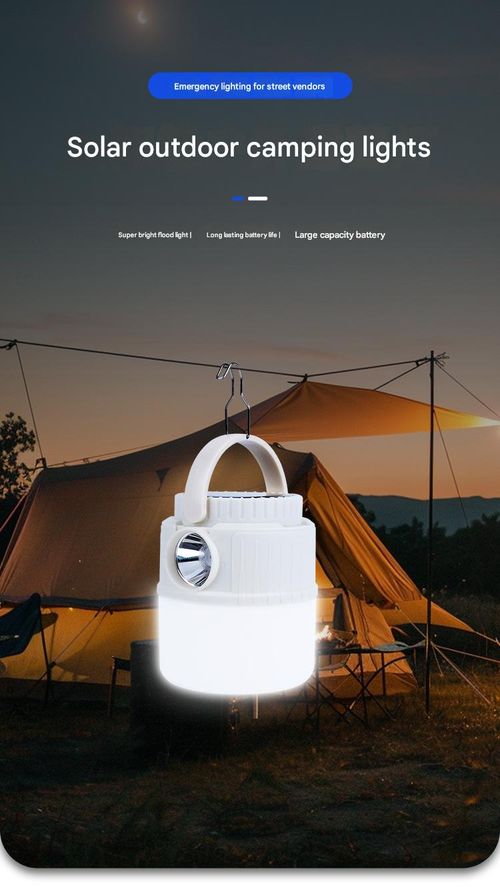 Outdoor Solar Camping Lantern - Long-Lasting Battery-Powered Solar Lantern | Hanging Tent Mood Light for Camping and Outdoor Lighting
